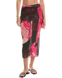 Natori - Poppy Sheer Sarong - Lyst