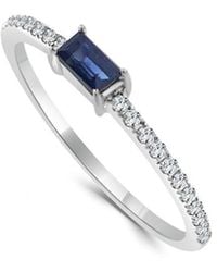 Sabrina Designs - 14K 0.23 Ct. Tw. Diamond & Sapphire Ring - Lyst
