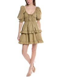 WeWoreWhat - Puff Sleeve Mini Dress - Lyst