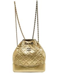 Chanel - Quilted Leather Small Gabrielle Backpack (Authentic Pre-Owned) - Lyst