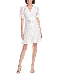 Eliza J - Short Sleeve Mini Dress - Lyst