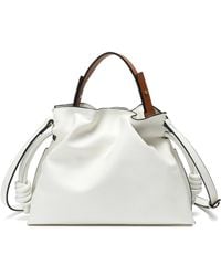 Tiffany & Fred Paris - Woven Leather Top-Handle Crossbody - Lyst