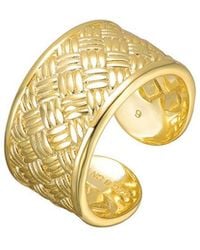 Genevive Jewelry - Rachel Glauber 14K Plated Cz Statement Ring - Lyst