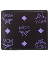 MCM Splash Visetos Leather Bifold Wallet - Multicolour