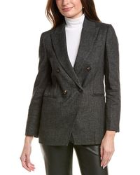 Brunello Cucinelli - Linen & Wool-blend Blazer - Lyst