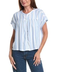 Splendid - Linen Blend Top - Lyst