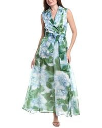 Julia Jordan - Printed Glow Organza Maxi Dress - Lyst