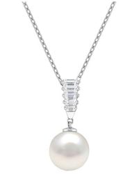 Lab Grown Gemstones - Lab-Grown Pearl & 9Mm Pearl Pendant Necklace Pendant - Lyst