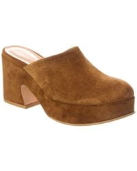 Gianvito Rossi - Lyss 55 Suede Mule - Lyst