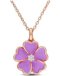 Rina Limor - 0.08 Ct. Tw. Topaz Pendant - Lyst