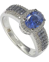 Suzy Levian - 18k & Silver 2.52 Ct. Tw. Sapphire Ring - Lyst