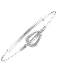 Diamond Select Cuts - 0.05 Ct. Tw. Diamond Bangle Bracelet - Lyst