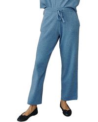 Bella Dahl - Cashmere & Wool-Blend Straight Leg Sweatpant - Lyst