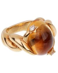 Chanel - 18K Diamond & Citrine Comete Ring (Authentic Pre-Owned) - Lyst
