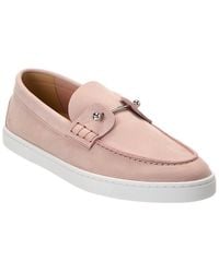 Christian Louboutin - Chambeliboat Leather Boat Shoe - Lyst