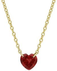 Rina Limor - 0.85 Ct. Tw. Garnet Solitaire Necklace - Lyst