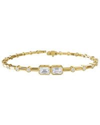 Lab Grown Diamonds - 18K Over 2.16 Ct. Tw. Lab-Grown Diamond Fancy Bracelet - Lyst