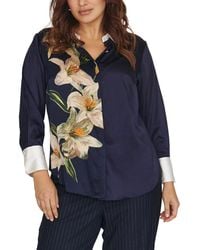 Gabriella Rossetti - Livia Silk-Blend Blouse - Lyst