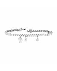 Lab Grown Diamonds - 14K 6.64 Ct. Tw. Lab-Grown Diamond Bracelet - Lyst