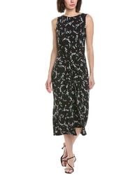 Cece - Wrap Front Midi Dress - Lyst