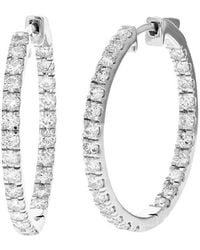 Amairah - 2.00 Ct. Tw. Lab-Grown Diamond Hoop Earrings - Lyst