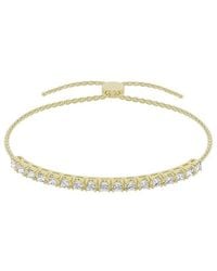Lab Grown Diamonds - 14K 1.00 Ct. Tw. Lab Grown Diamond Tennis Bolo Bracelet - Lyst