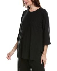 Eileen Fisher - Variegated Rib Top - Lyst