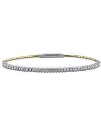 Rina Limor - 14K 0.57 Ct. Tw. Diamond Bangle Bracelet - Lyst
