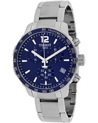 tissot quickster chronograph blue