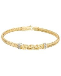 Meshmerise - 18K Over 0.10 Ct. Tw. Diamond Bracelet - Lyst