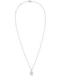 Diana M. Jewels - Diana M. 14K 3.15 Ct. Tw. Lab-Grown Diamond Pendant Necklace - Lyst