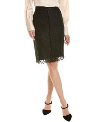 Donna Karan - Lace Short Skirt - Lyst
