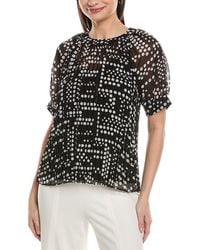 KARL LAGERFELD - Printed Blouse - Lyst