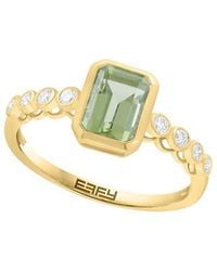 Effy Fine Jewelry - 14K 1.35 Ct. Tw. Diamond & Amethyst Ring - Lyst
