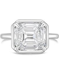 Diana M. Jewels - Diana M. 14K 3.00 Ct. Tw. Lab-Grown Diamond Bezel Ring - Lyst