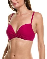 Vince Camuto - Draped Bikini Top - Lyst