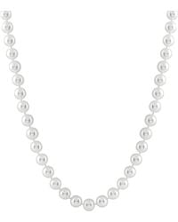 Masako Pearls - Splendid Pearls 14k 6-7mm Akoya Pearl Necklace - Lyst