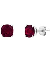 MaxColor - 14k 4.50 Ct. Tw. Lab-grown Ruby Studs - Lyst