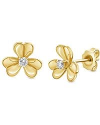 Sabrina Designs - 14K 0.18 Ct. Tw. Diamond Flower Stud Earrings - Lyst