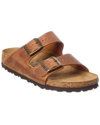 Birkenstock - Arizona Bs Narrow Leather Sandal - Lyst