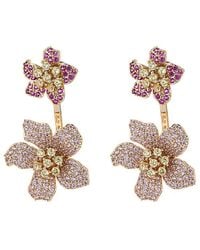 Eye Candy LA - Luxe Collection 18k Plated Cz Earrings - Lyst