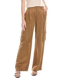 Bella Dahl - Pleated Wide Leg Linen-Blend Pant - Lyst