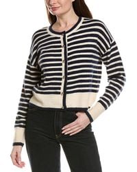 Cece - Stripe Cardigan - Lyst