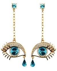 Eye Candy LA - Luxe Collection Crystal Eye My Earrings - Lyst