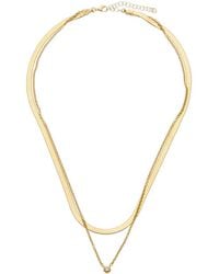 Meshmerise - 18K Rose Vermeil 0.05 Ct. Tw. Diamond Necklace - Lyst