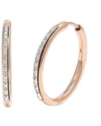 Diamond Select Cuts - Steel 0.06 Ct. Tw. Diamond Earrings - Lyst
