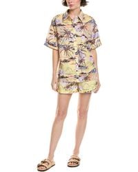 Beulah London - 2Pc Shirt & Short Set - Lyst