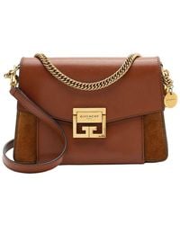 Givenchy - Suede Gv3 Small Shoulder Bag (Authentic Pre-Loved) - Lyst