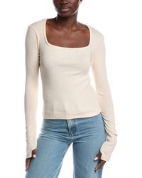 Project Social T - Kami Burnout Square Neck Top - Lyst