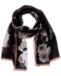Jimmy Choo - Logo Silk Scarf - Lyst